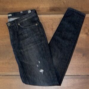 STROM Tio Skinny Jeans Black Distressed Sz. 28